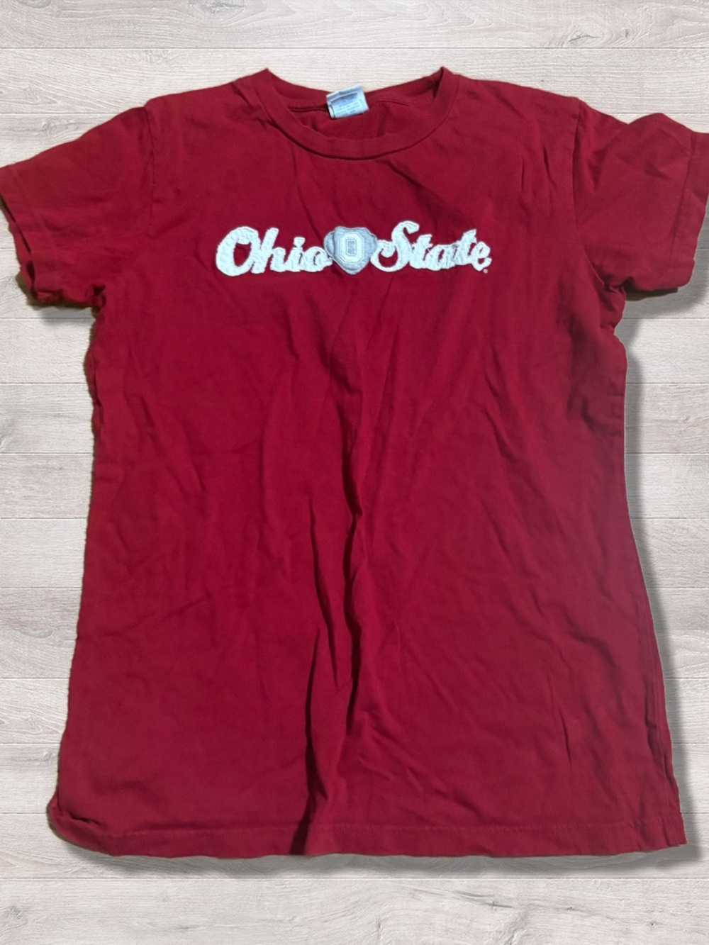 Y2K Camp David Women’s NCAA OSU Ohio State Buckeyes Shirt Large Slim
